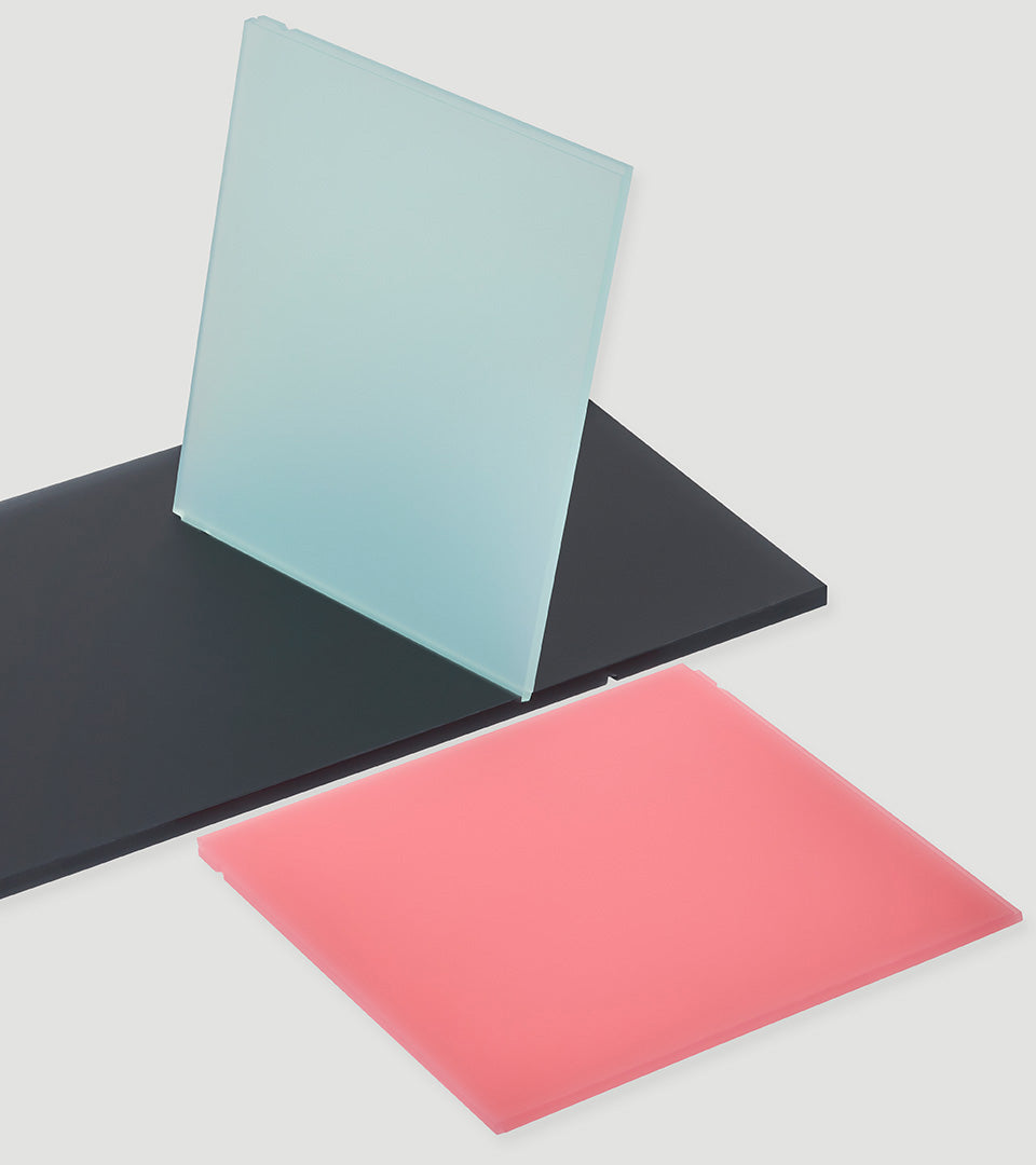 Volume Orange - OBLIQUE Shelving Boris Berlin - Recycled Acrylic